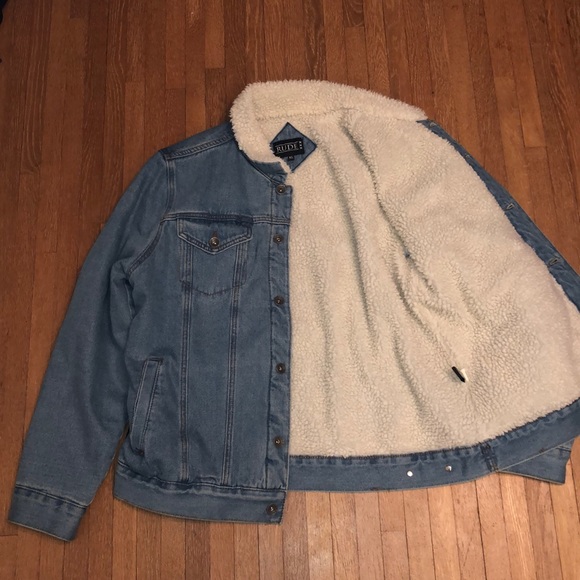 Sherpa Lined Jean Jacket - Picture 3 of 4